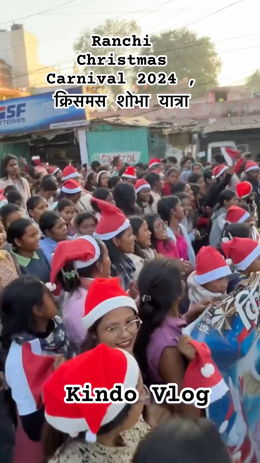 Ranchi Christmas Carnival 2024 , क्रिसमस शोभा यात्रा/video130